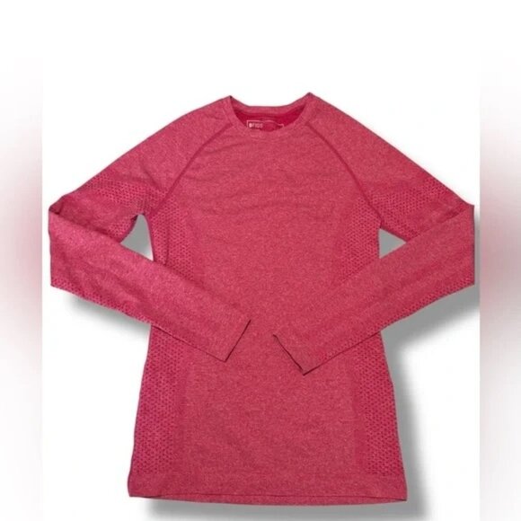 Figs Tops - FIGS Salta Seamless Longsleeve Underscrub in Pink Size XS